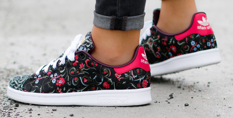 adidas stan smith mujer flores