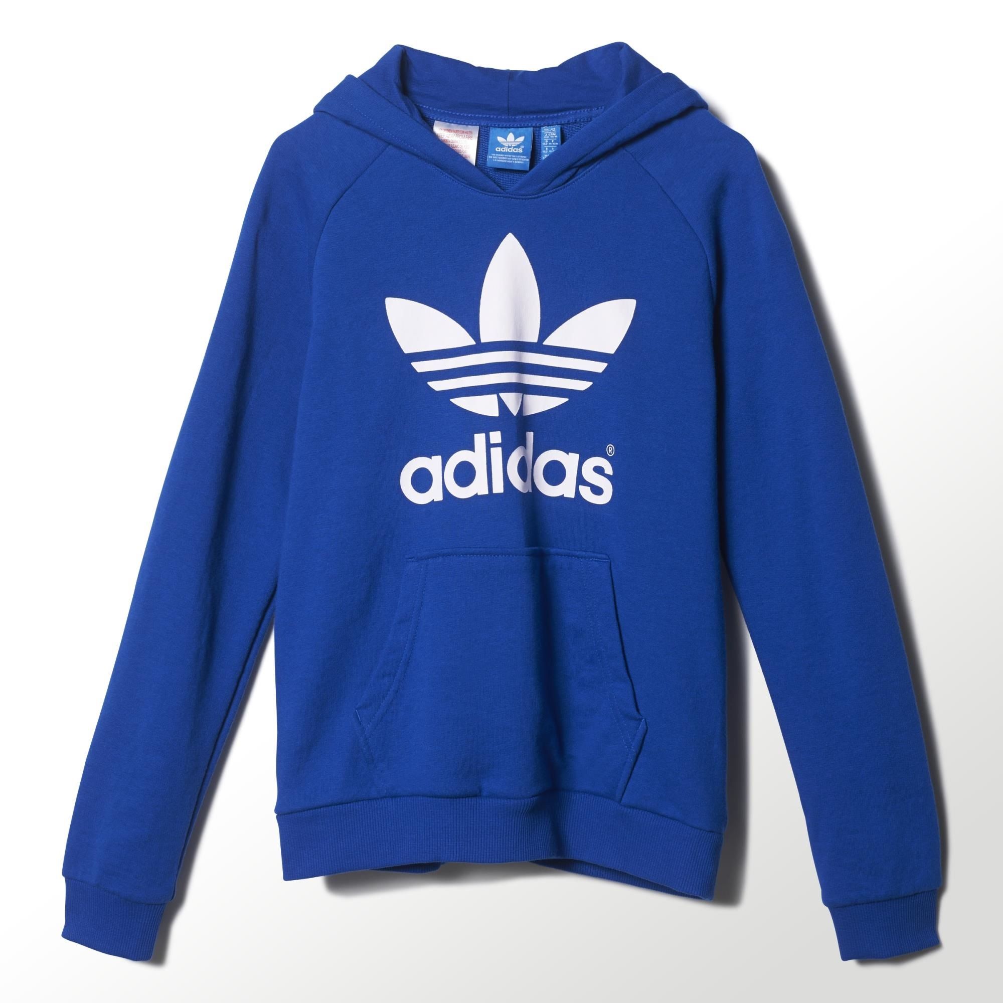 Electropositivo impulso Correspondiente Adidas Originals Sudadera Niño Trefoil (royal/blanco)