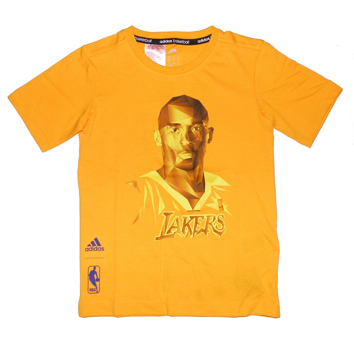 Adidas Camiseta NBA Kobe Bryant Graphic Player Niño (amarillo)