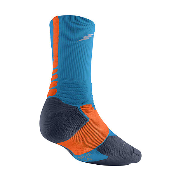 Calcetines Nike Hyper Elite Crew (483/azul/naranja/aguaclara)