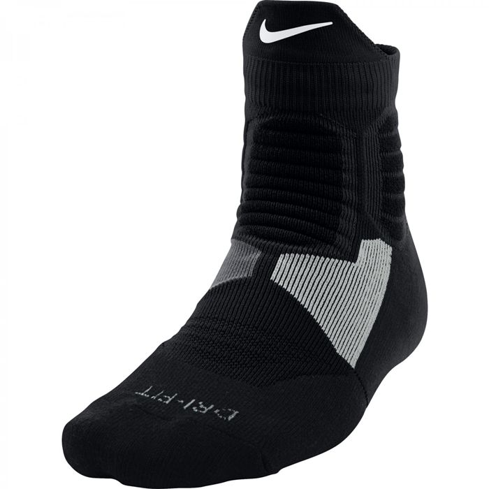 Centímetro Conductividad resumen Calcetines Nike Hyper Elite High Quarter Basket Crew (010/negro/