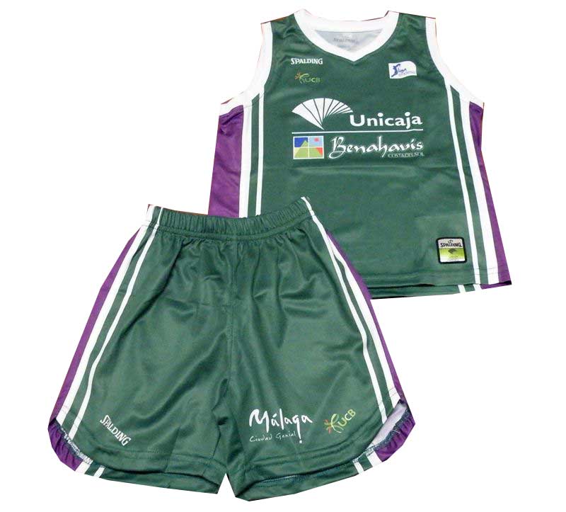 Pack Niño Unicaja Málaga ACB 1ª Equipación 2015/16