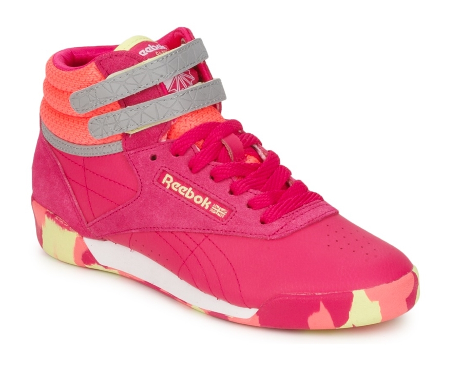 Reebok Freestyle (rosa/naranjaelectrico/lima)