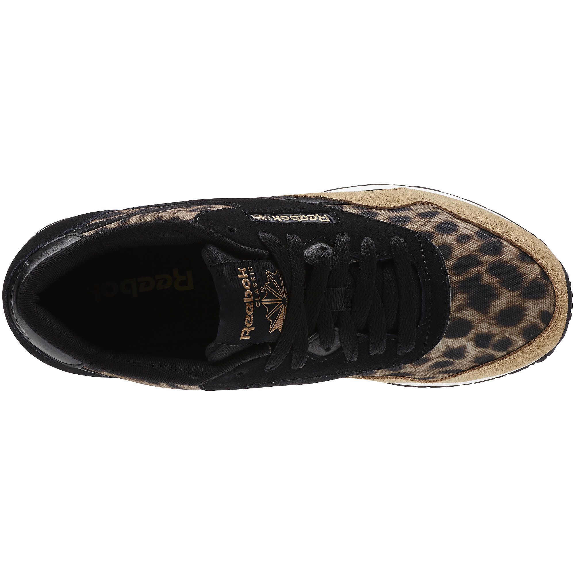 reebok classic nylon wild leopard