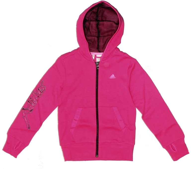 Adidas Sudadera Niña Young B FZ (rosa )