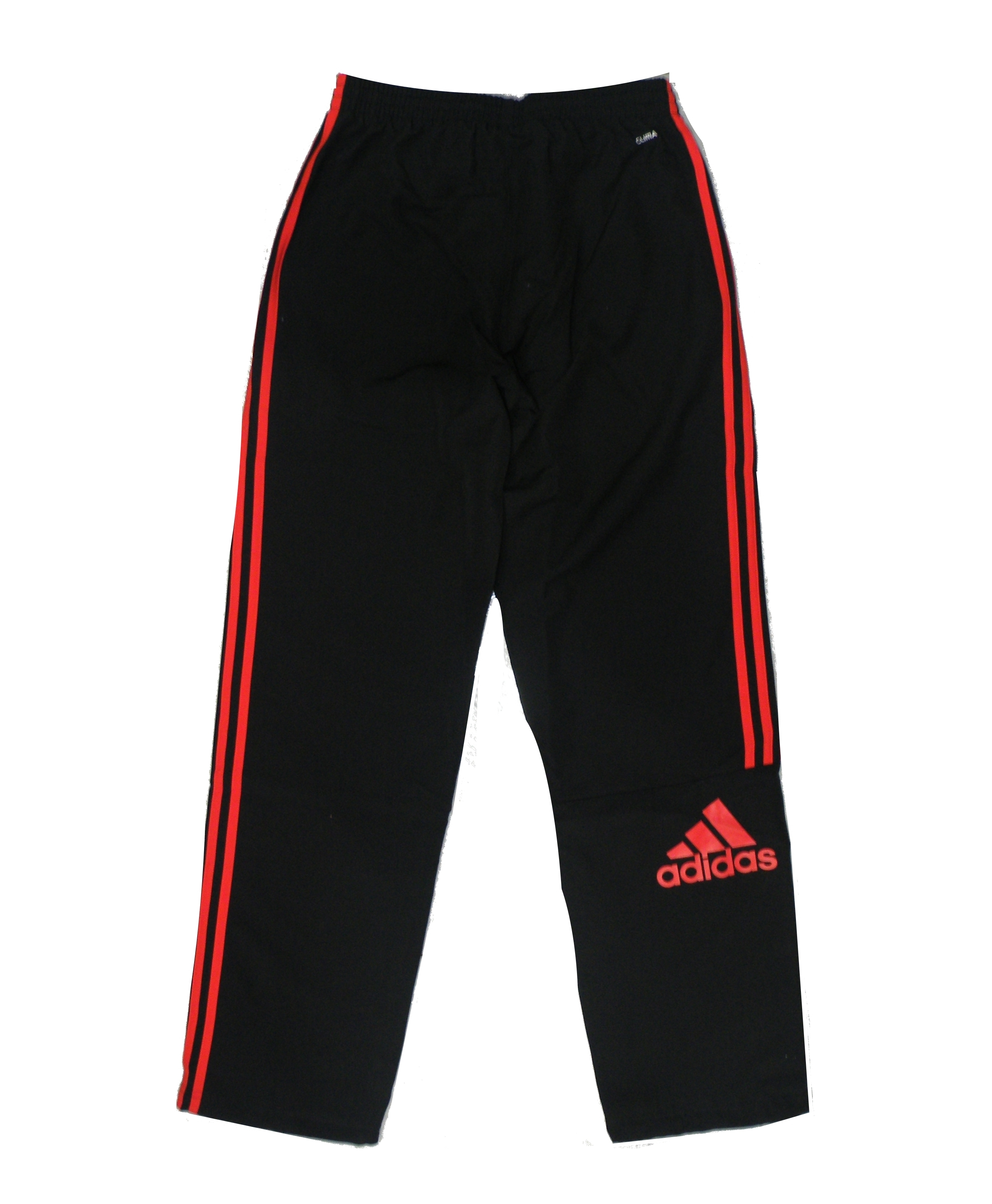 chandal adidas negro y naranja