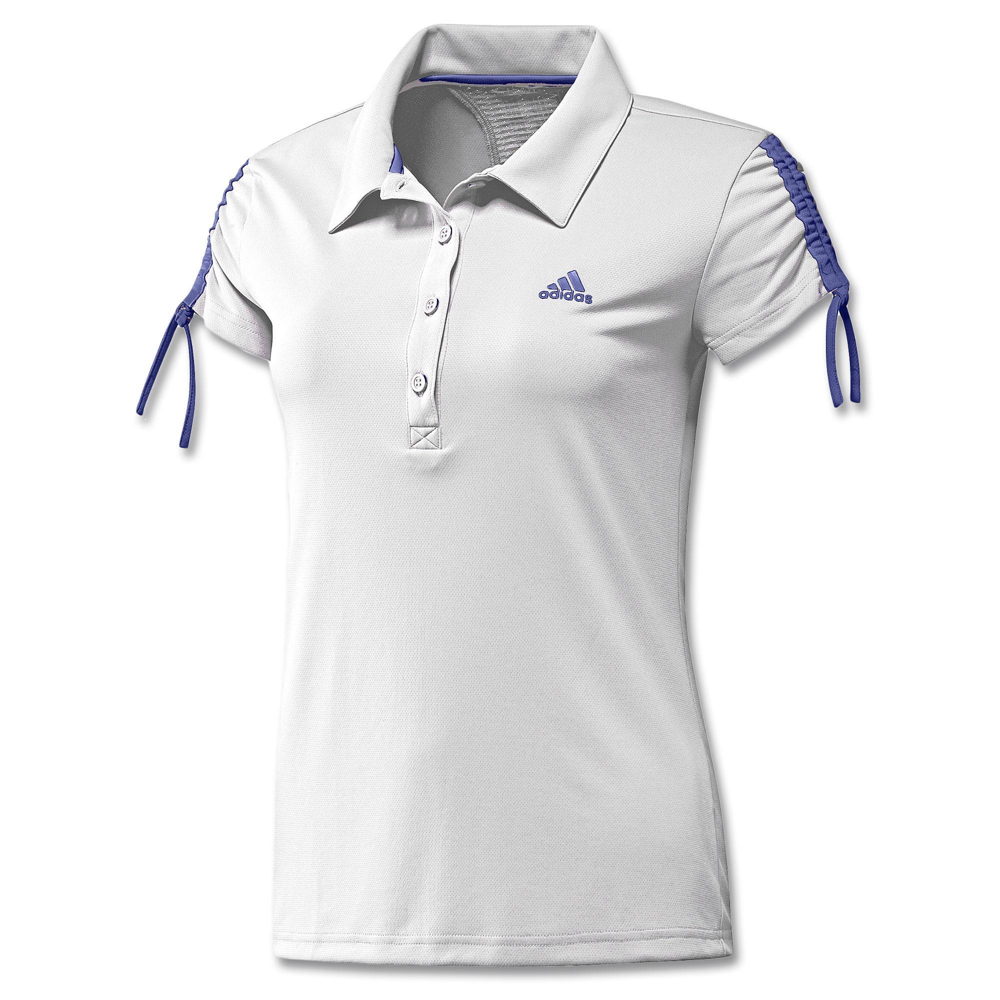 Adidas Polo Mujer Response Traditional (blanco/azul)
