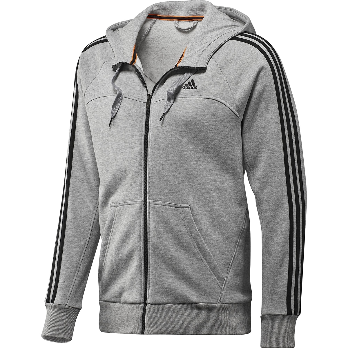 Sudadera Essential FZ (gris/negro)