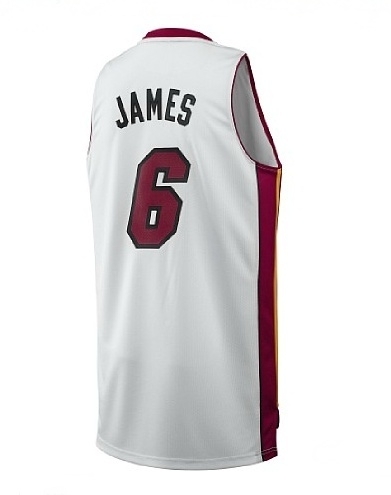 adidas NBA Miami Heat Lebron James de Color Blanco réplica de la