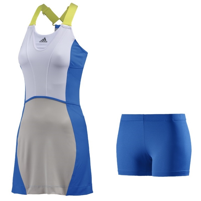 sentido común De tormenta entregar Adidas Tennis Barricade Stella McCartney Dress (azul/blanco)