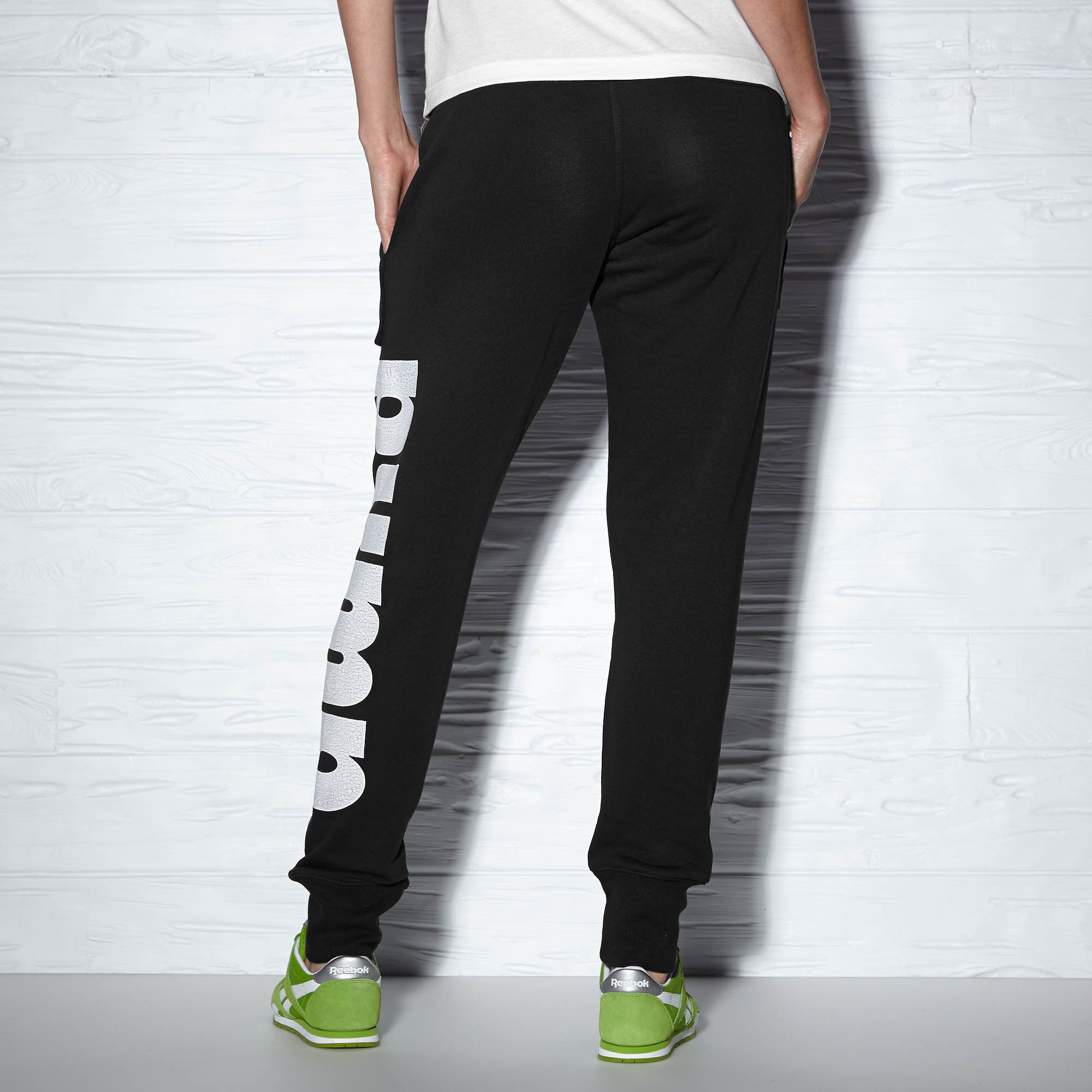 pantalon reebok classic mujer blanco