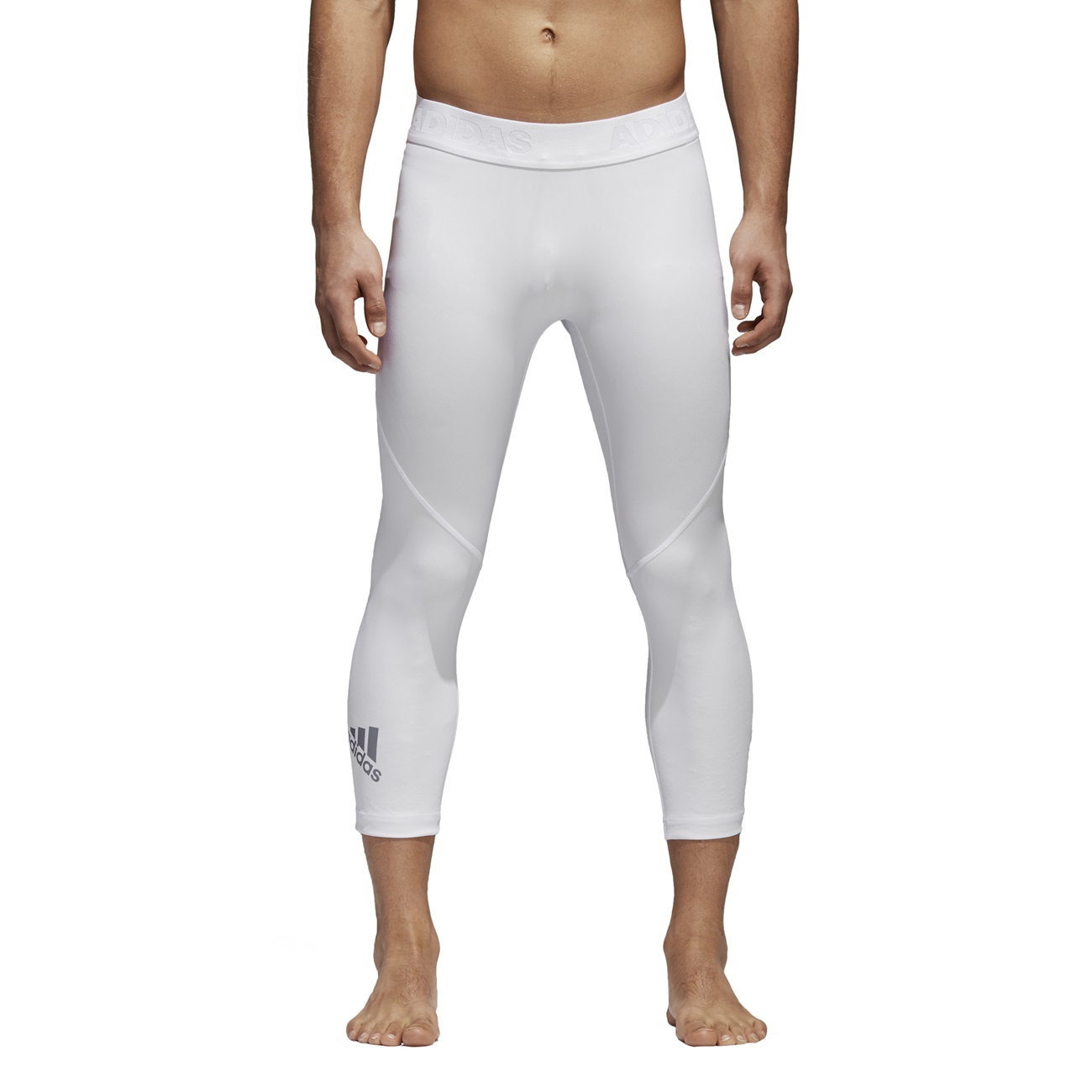 Pebish dinámica Medicina Forense Adidas Alphaskin Sport Tights 3/4 (white) - manelsanchez.com