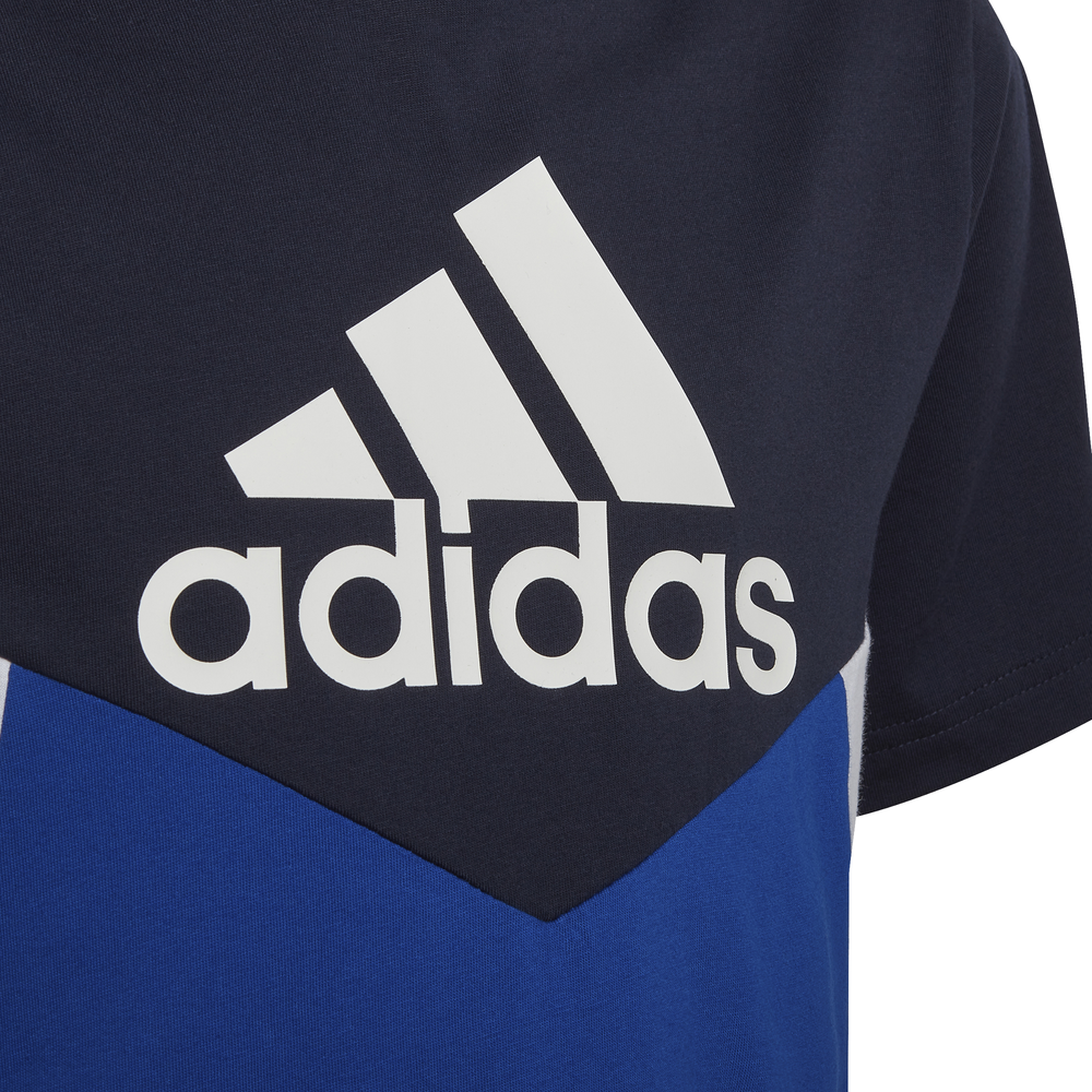 ganador naranja semáforo Adidas Boy´s Colorblock T-shirt "Legend Ink/Royal Blue"
