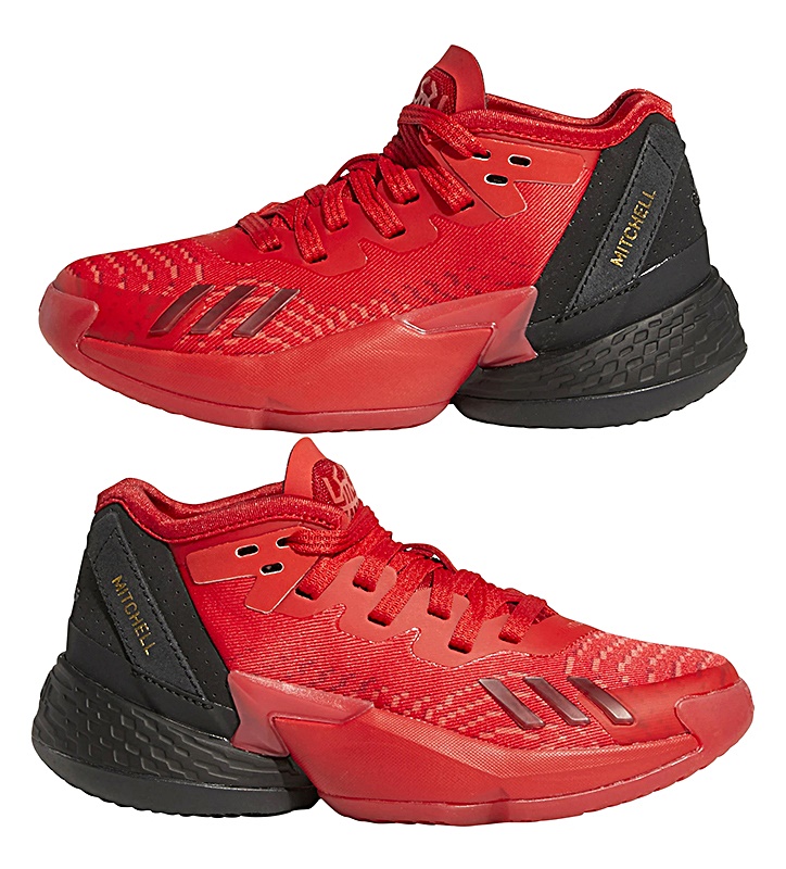 adidas Zapatillas Baloncesto D.O.N. Issue 4 Niños Rojo