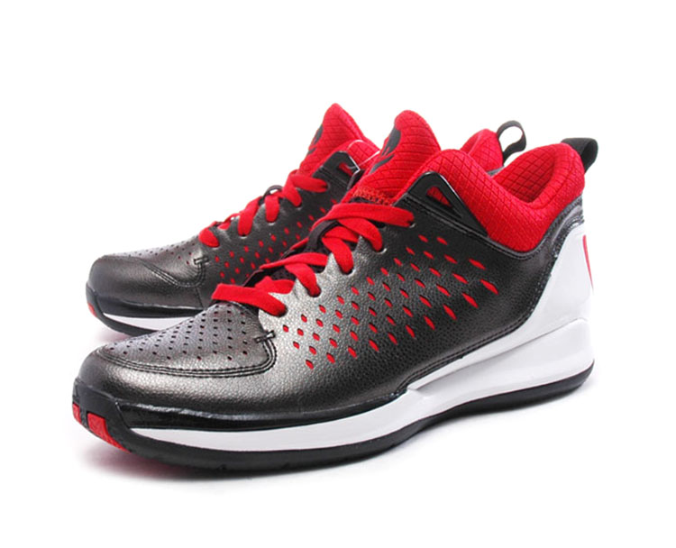 Inmuebles Proverbio Monje Adidas Derrick Rose 3 Low "Blackred" (negro/rojo/blanco)