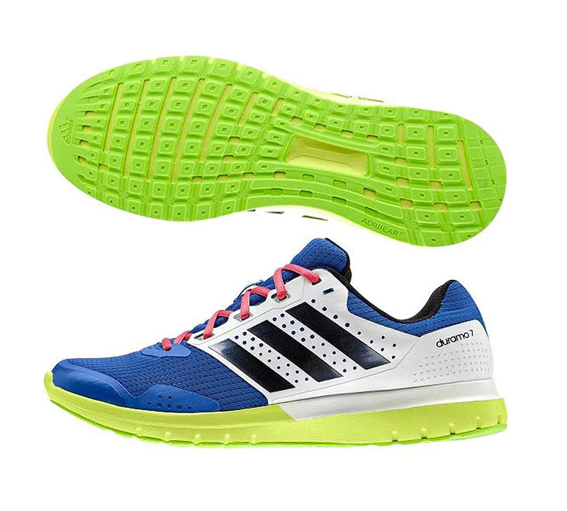 Adidas Duramo M (azul/lima/blanco/fucsia/negro)