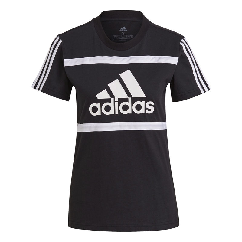 Adidas Essentials Logo Colorblock Tee