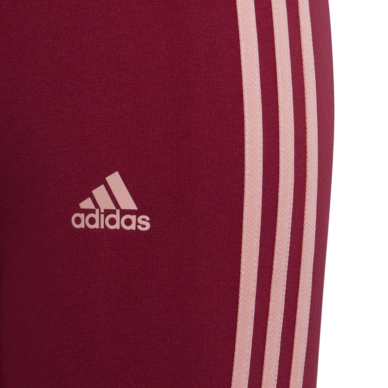 Adidas originals 3 stripe leggings 2025 burgundy