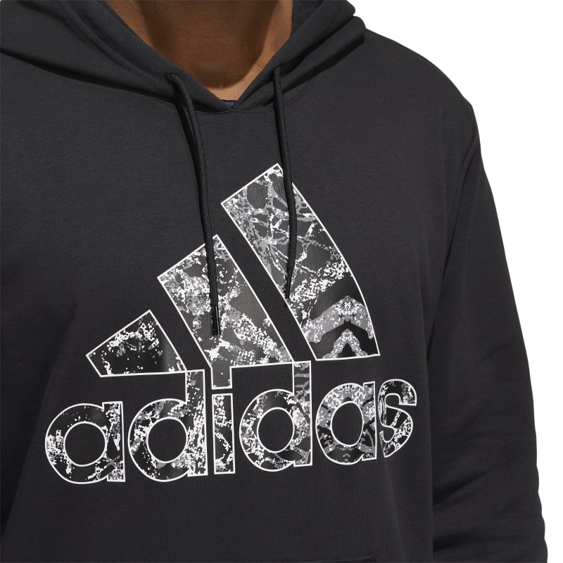 Adidas Basketball Hoodie "Black-White"