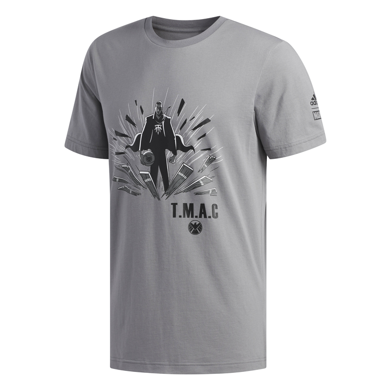 intersección Célula somatica a la deriva Adidas Marvel Tmac Nick Fury Tee (Grey) - manelsanchez.com