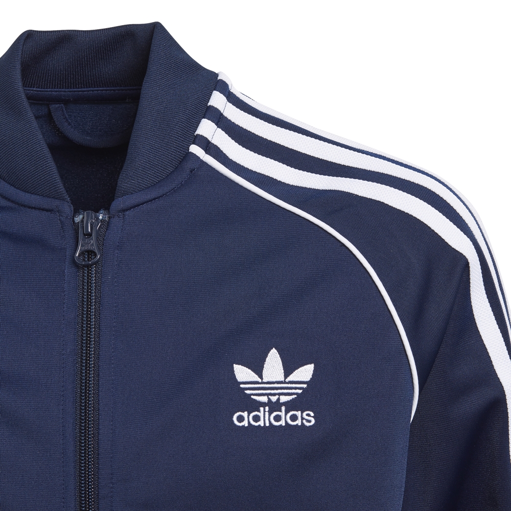 Guerrero Mecánico amplificación Adidas Originals Junior Superstar Track Top (navy)