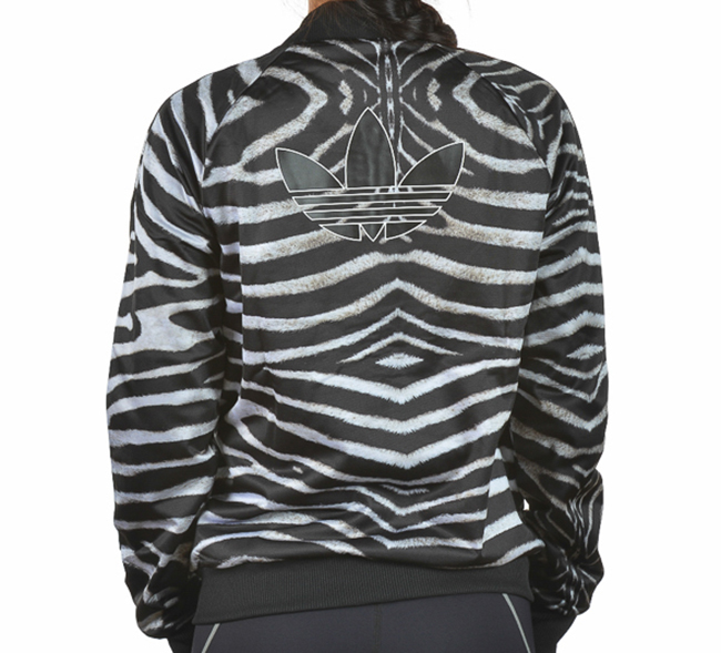 Adidas Original Chaqueta Zebra (negro/blanco)