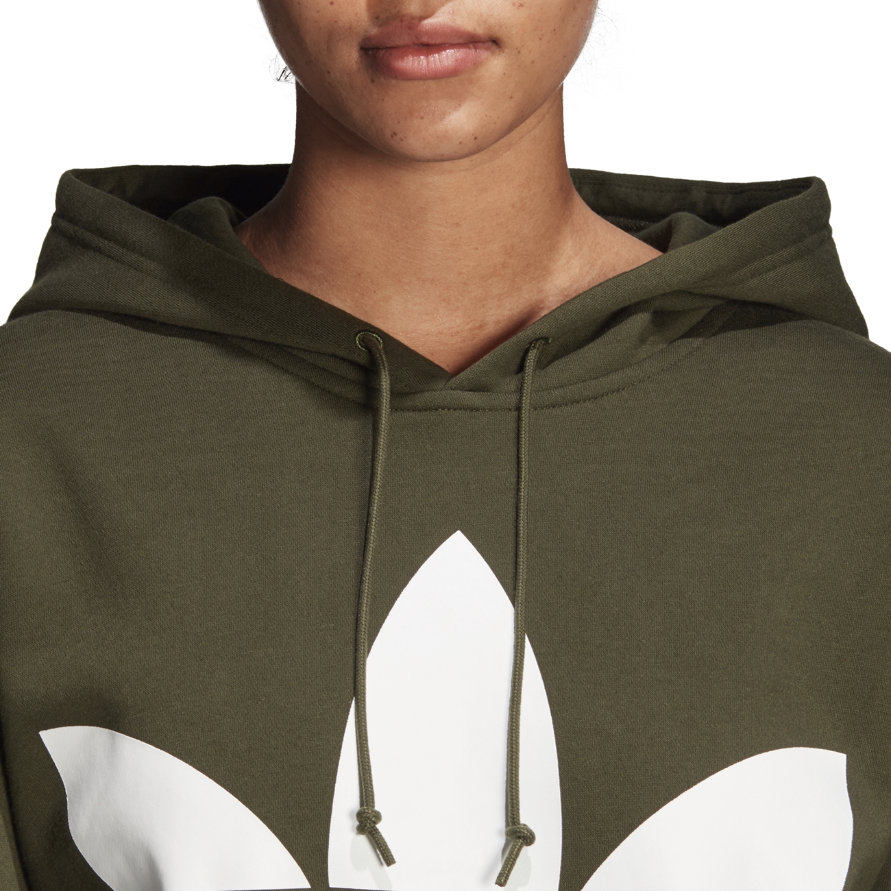 adidas trefoil hoodie night cargo