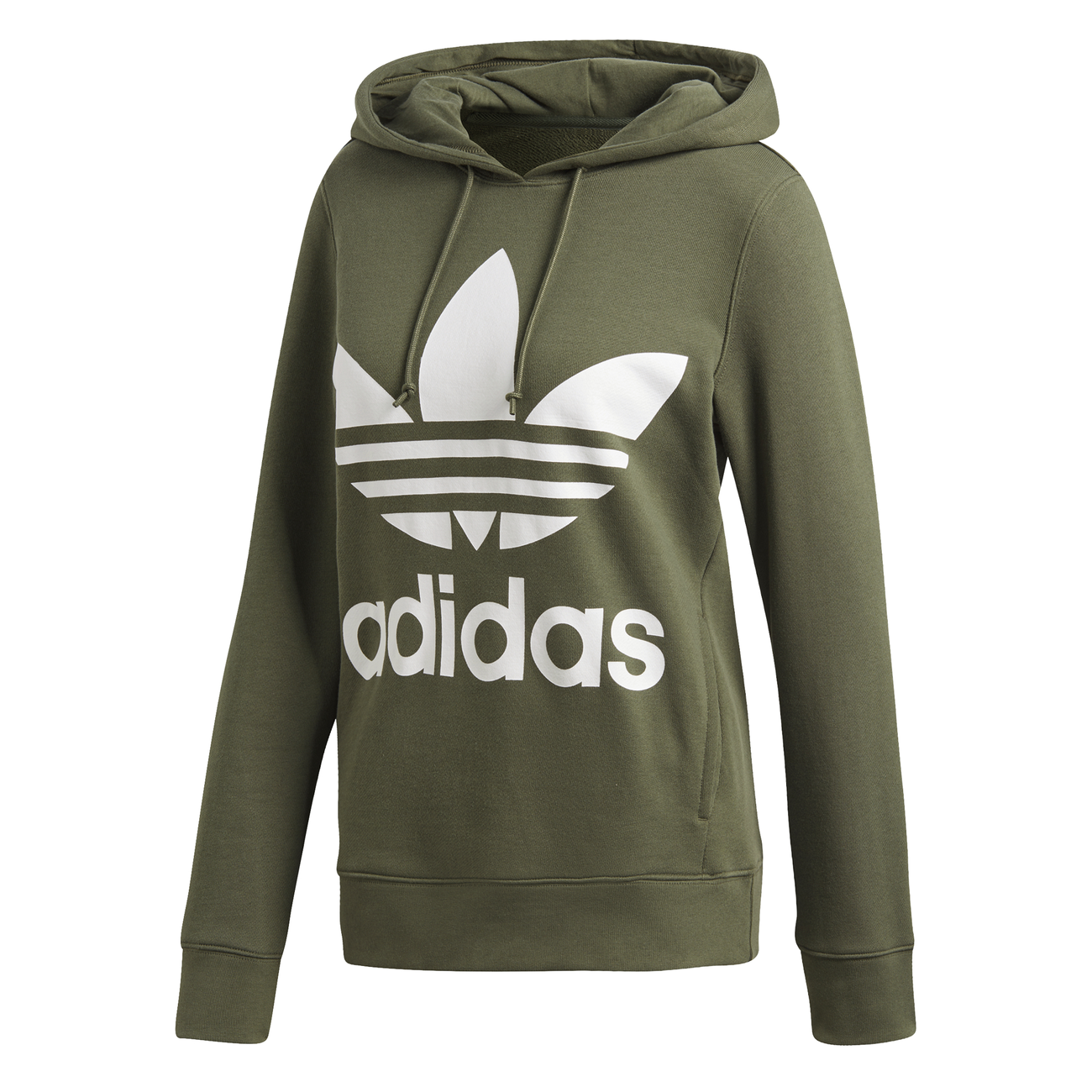 Adidas Original Trefoil Hoodie Sweat W (Base Green)