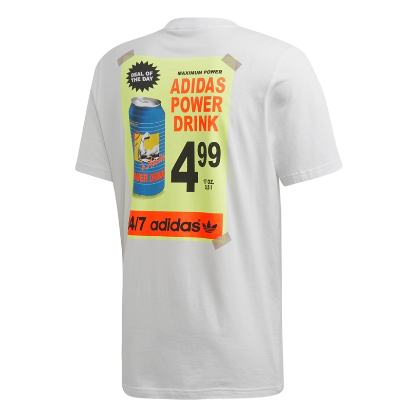 Hipócrita dólar estadounidense ventaja Adidas Originals Bodega Poster T-Shirt (white)