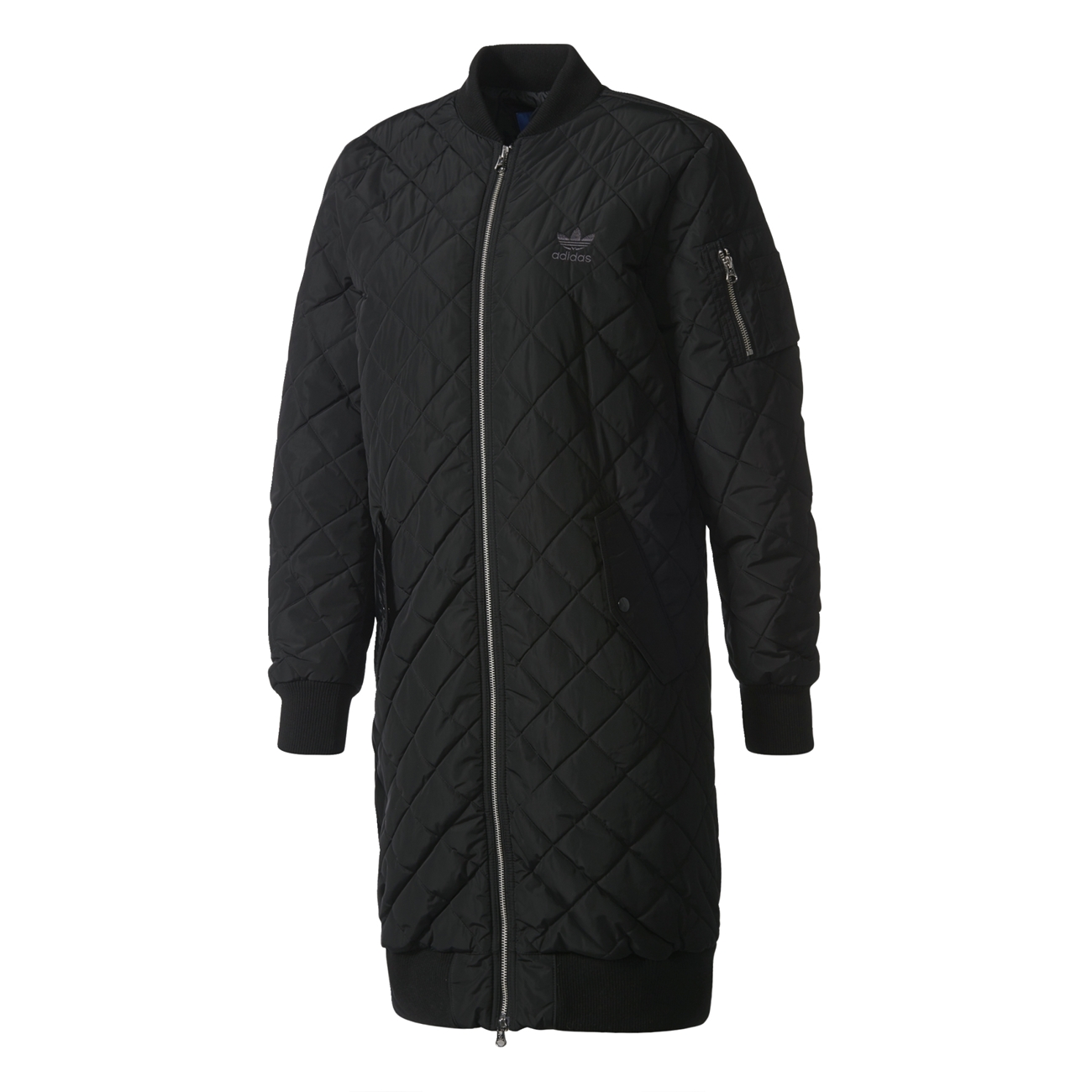 Adidas Originals Long Quilted Jacket W (Black)