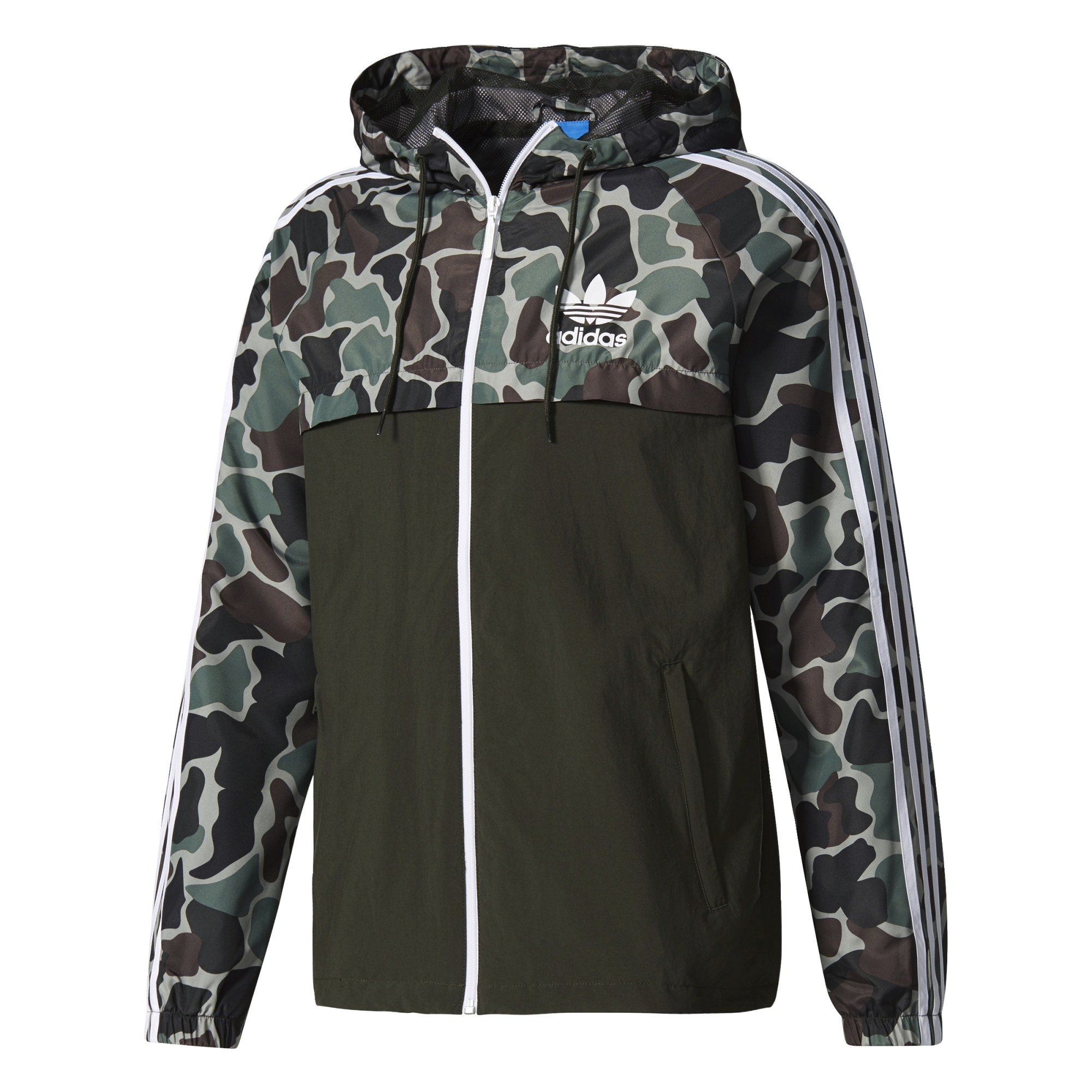 Cabecear Contribuyente odio Adidas Originals Camo Rev Windbreaker (multicolor)