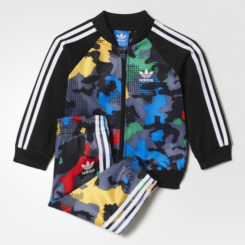 alegría pájaro entrar Adidas Originals Chándal Bebé YWF Superstar (multicolor/black)