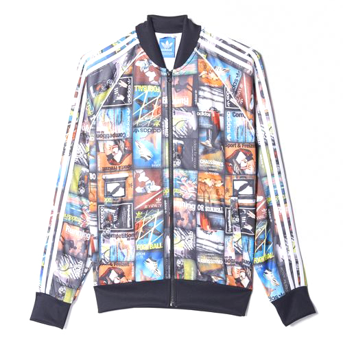 chaqueta adidas multicolor hombre