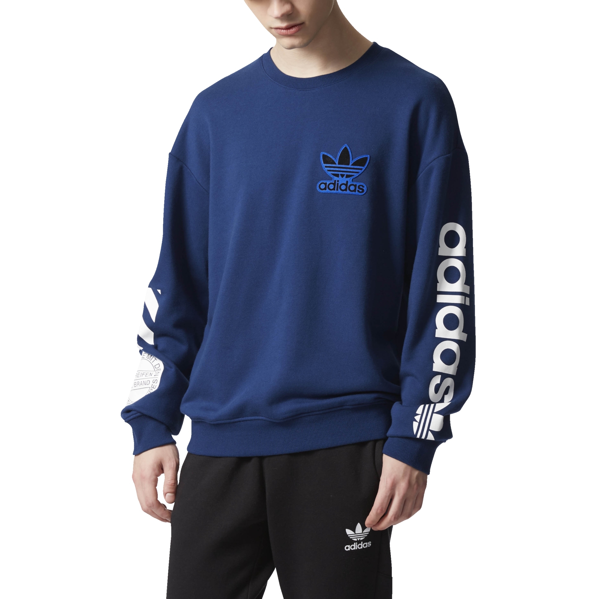 Adidas Crew Sweat NYC Long (mystery blue)