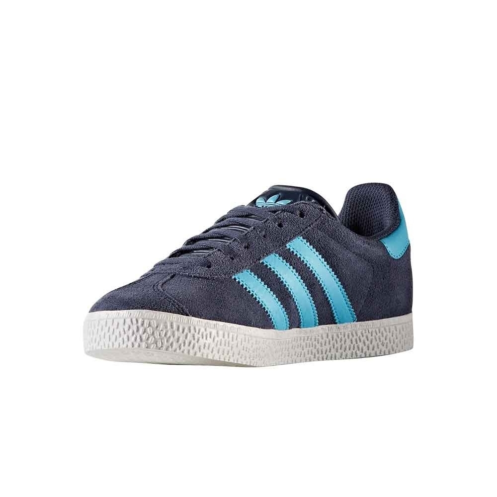 Adidas Originals Gazelle J (Midnight Cyan/Gold)