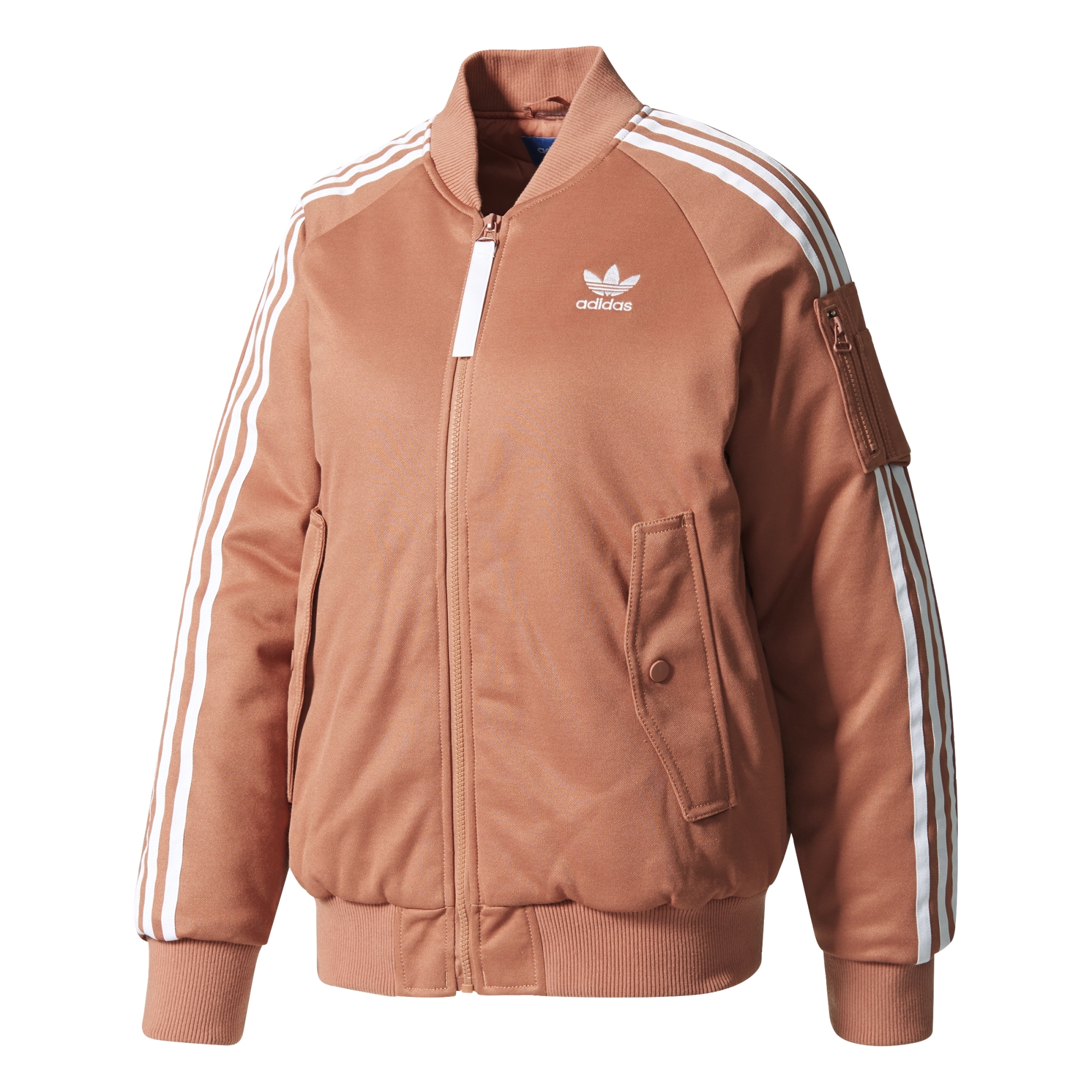 Communisme Verdienen Symposium Adidas Originals Jacket Short Bomber BB (Raw Pink)