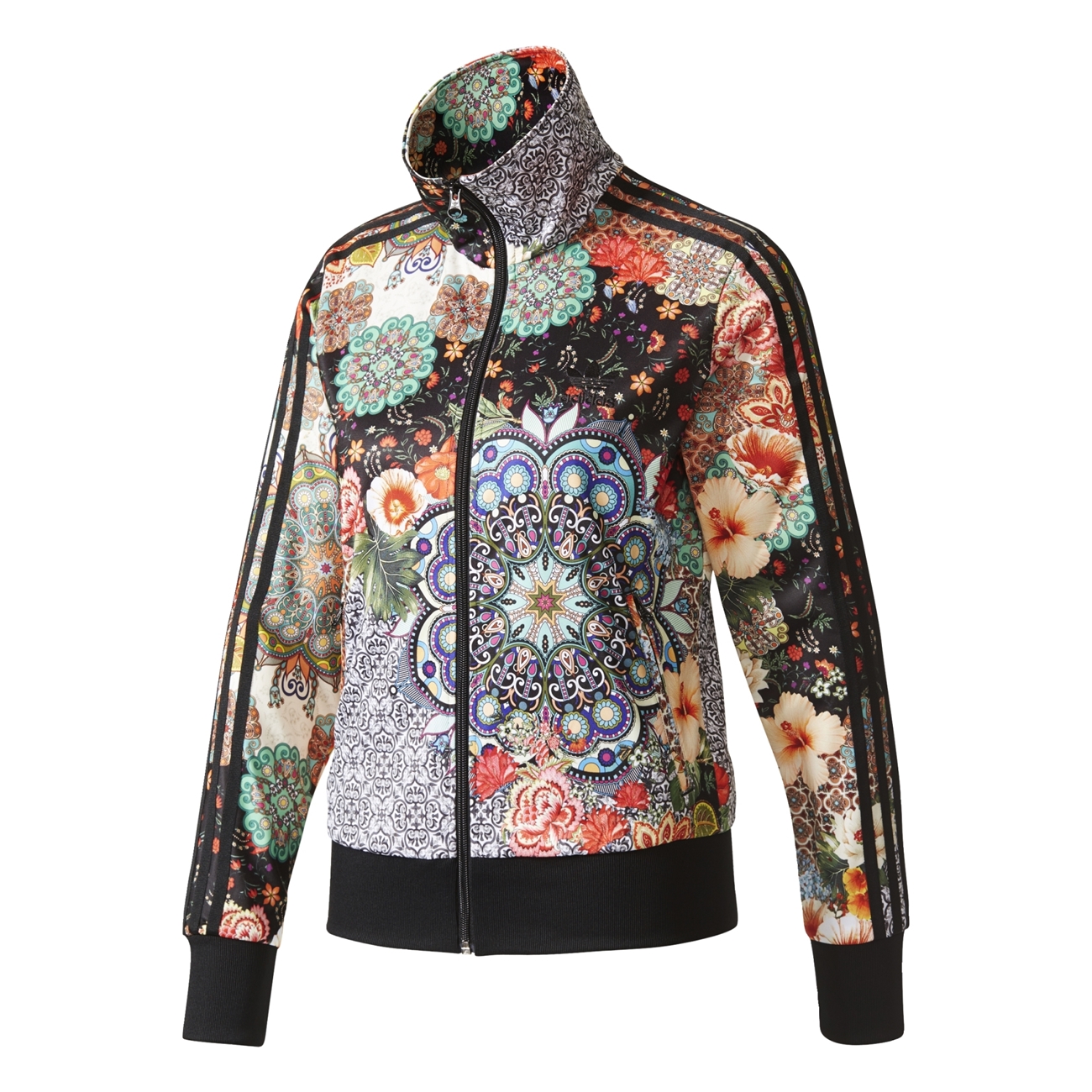 chaqueta adidas flores mujer