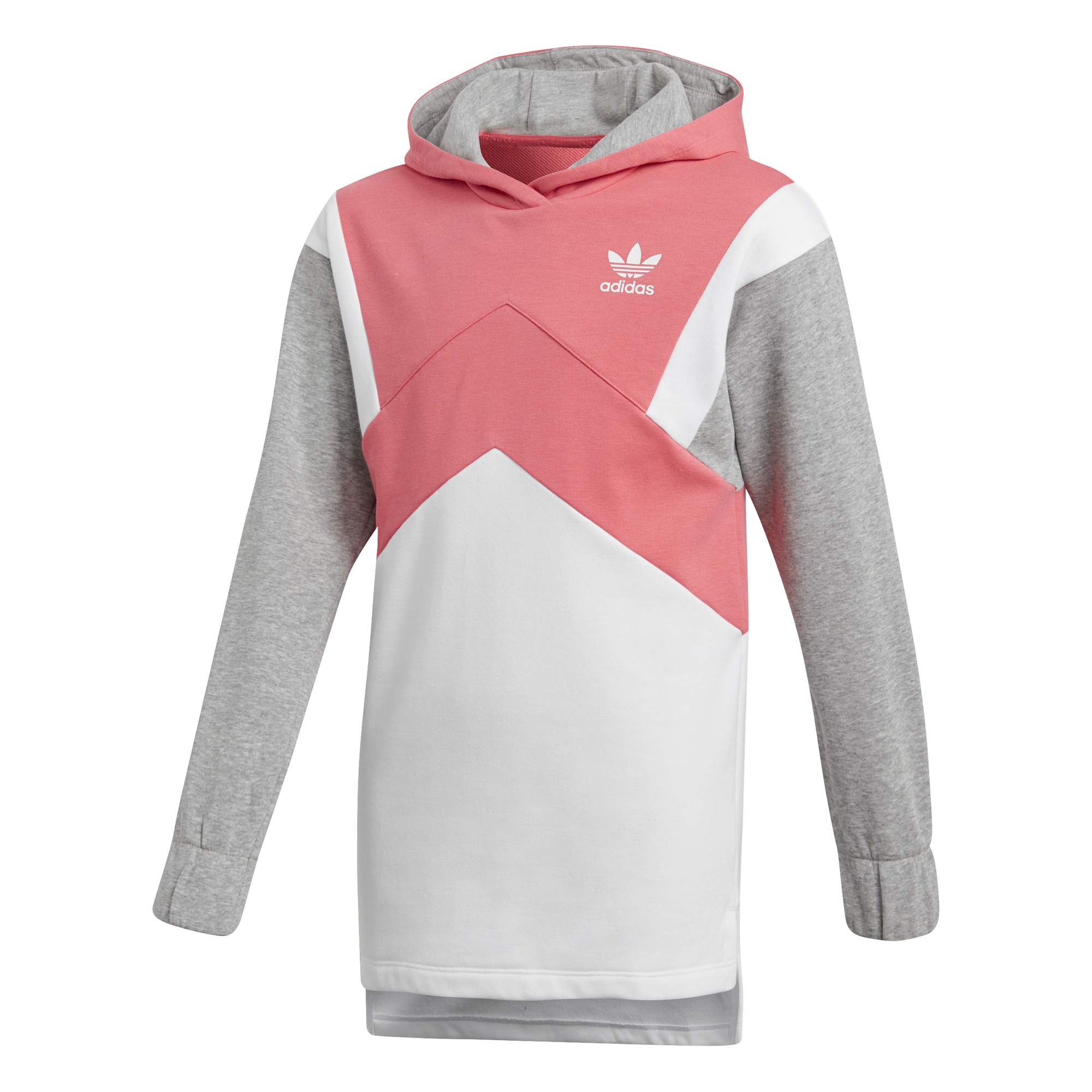 Adidas Originals Pink Adidas Trefoil Hoodie Women's Junior