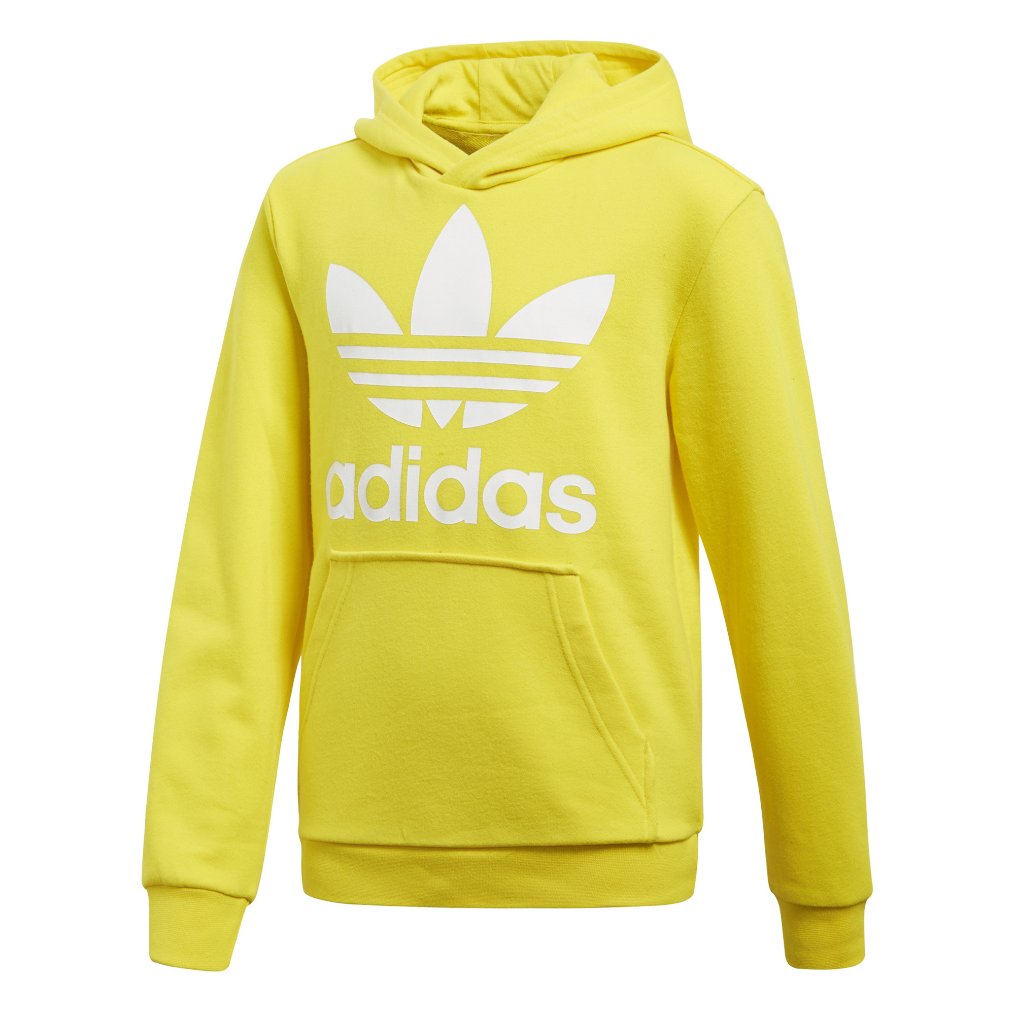 Adidas Junior Trefoil Hoodie (YELLOW/WHITE)