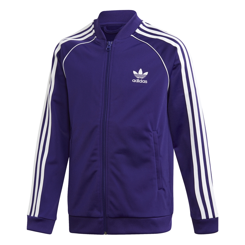 Adidas Kids SST Track Top (collegiate purple)