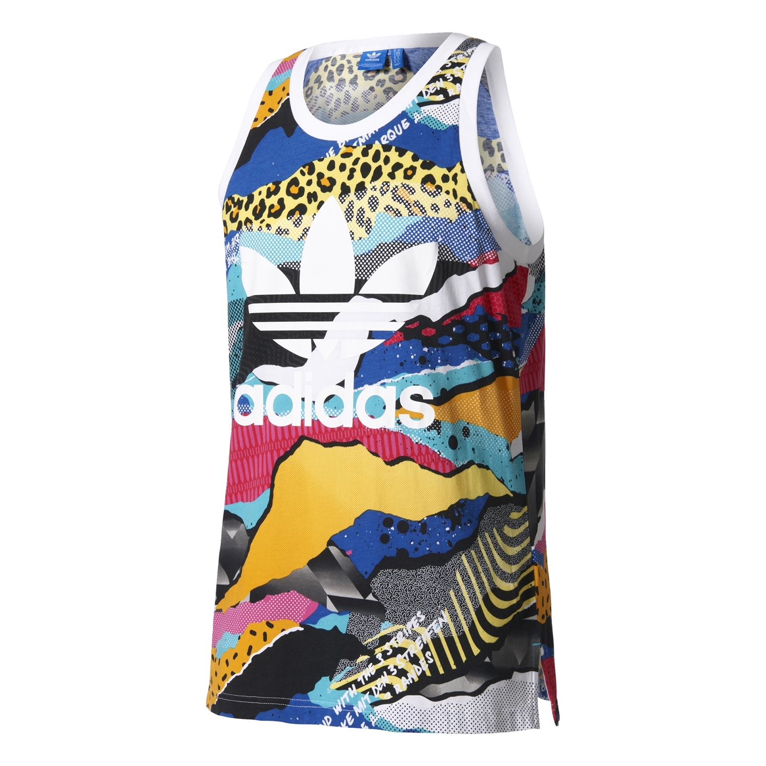 Rubicundo Definición Promover Adidas Originals L.A Tank Top Trefoil (multicolor)