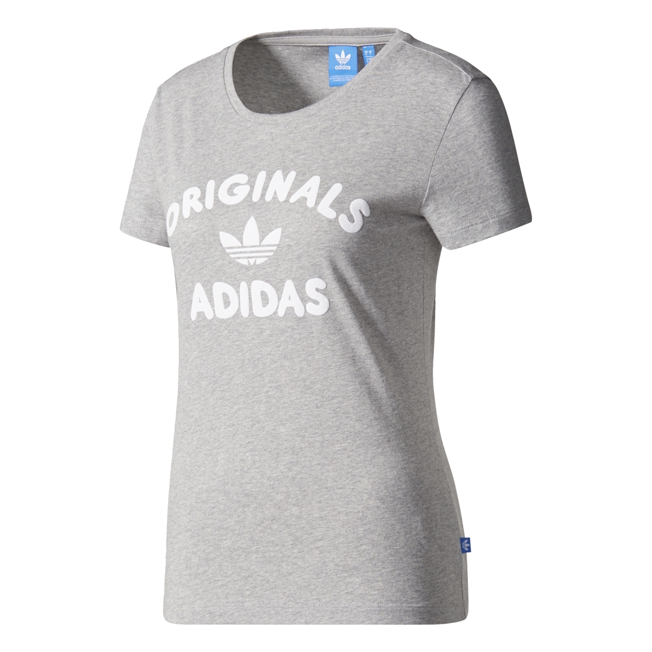 El otro día Impotencia terrorista Adidas Originals Logo T-Shirt W (Medium Grey Heather)