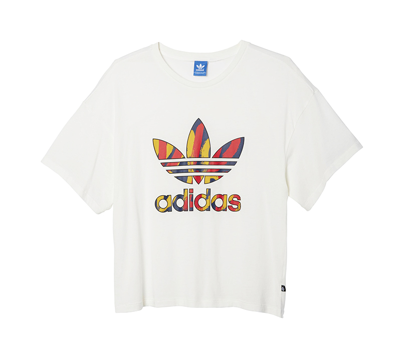 camiseta trefoil adidas mujer