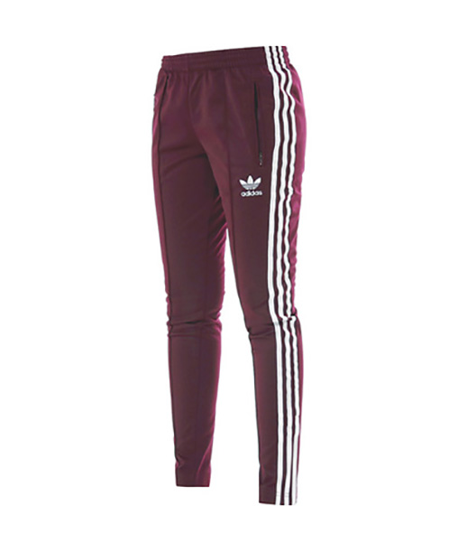 salvar Mona Lisa cangrejo Adidas Originals Mujer Pantalón Superstar Track Top (maroon/lide