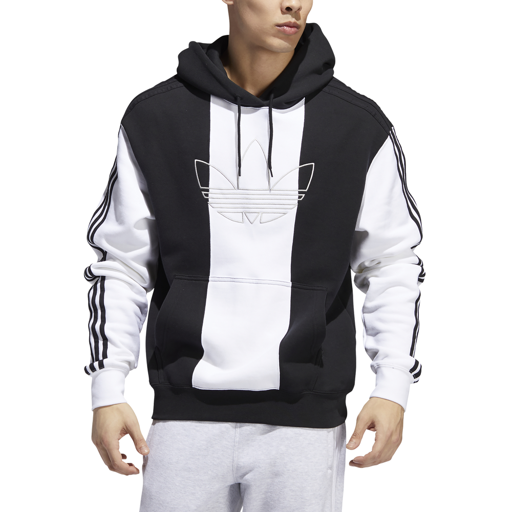 aterrizaje Detector Meseta Adidas Originals Off Court Trefoil Hoody (black/White)