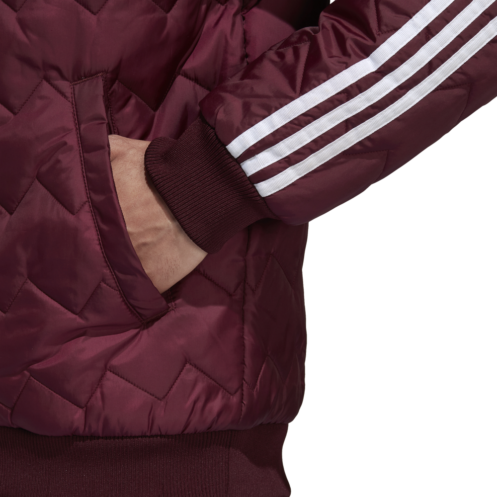 Maestro Afirmar Monarca Adidas Originals SST Quilted Jacket (Maroon)