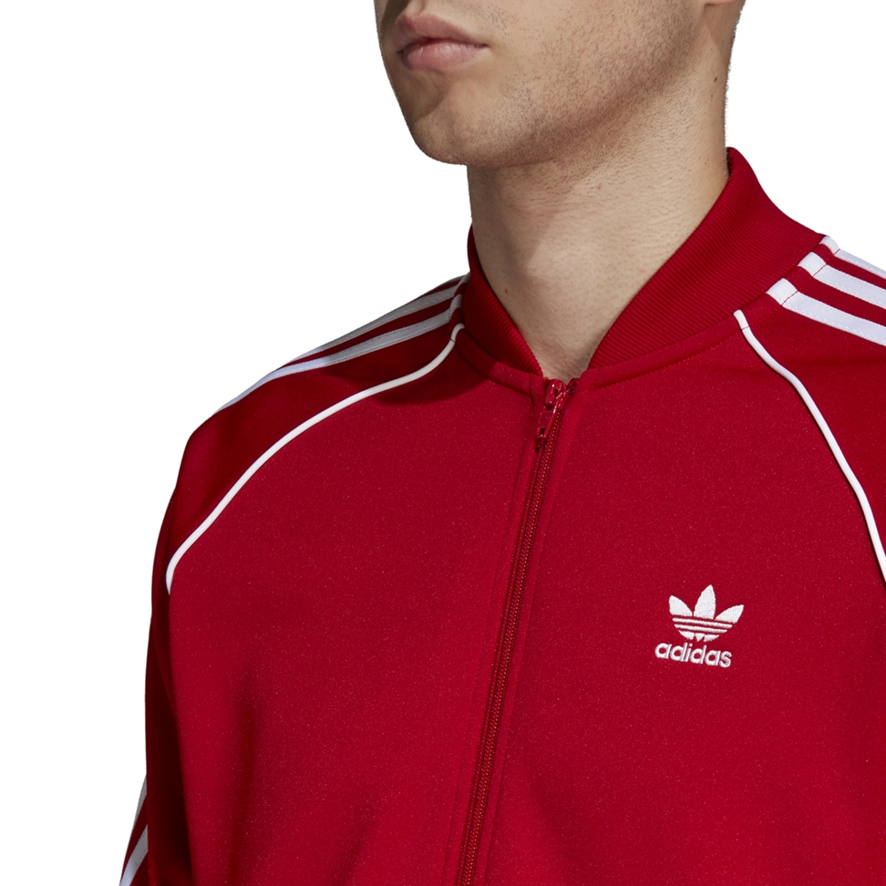 Medicinal adverbio cocinar Adidas Originals SST Track Jacket (power red)
