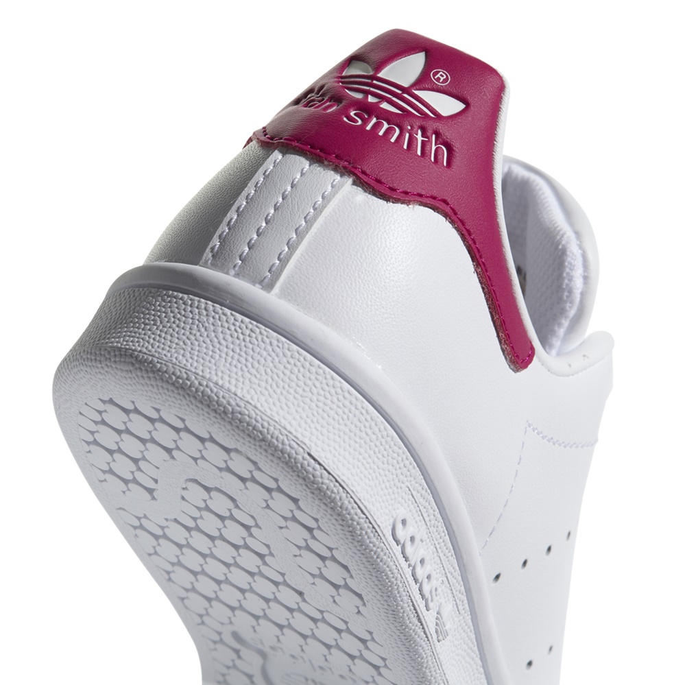 Instituto Buen sentimiento encender un fuego Adidas Originals Stan Smith J (white/bold pink)