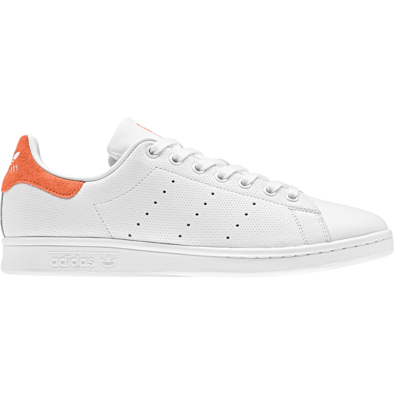 stan smith white orange