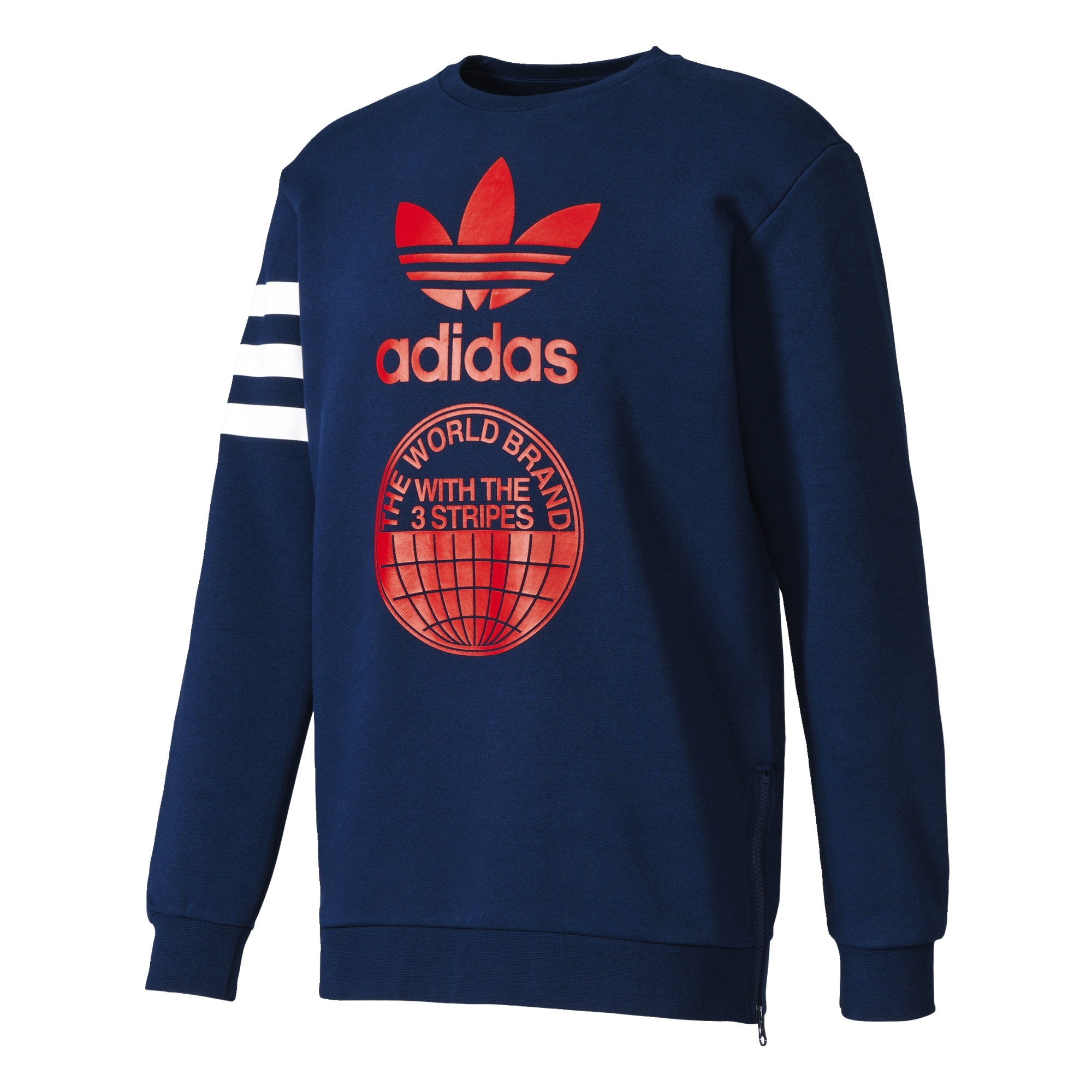 Debería Agnes Gray peor Adidas Originals Street Graphic Crew Sweatshirt (collegiate navy